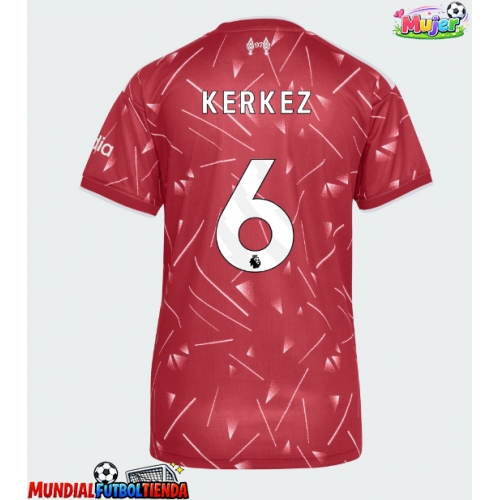 Camiseta Liverpool Milos Kerkez #6 Primera Equipación Replica 2026-27 para mujer mangas cortas